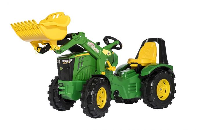 luchthaven Stationair Irrigatie Rolly Toys RollyX-Trac Premium John Deere 8400R Tractor met Lader