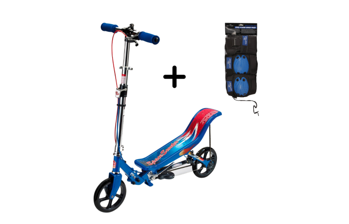 Space Scooter Blauw step