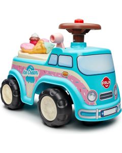 Falk Loopauto Ijscoman Loopwagen Mini Van met accessoires 1-3 jaar