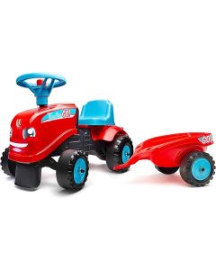 FALK Tractor GO Rood met aanhanger