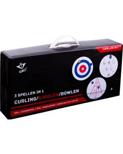 Engelhart 3 in 1 Curling, Shuffle, Bowling game box