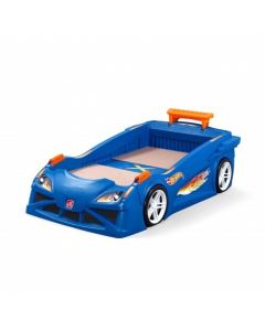 Bed - Hot Wheels - Race Car Blauw