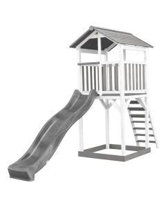 Beach Tower Speeltoren Grijs/wit - Grijze Glijbaan